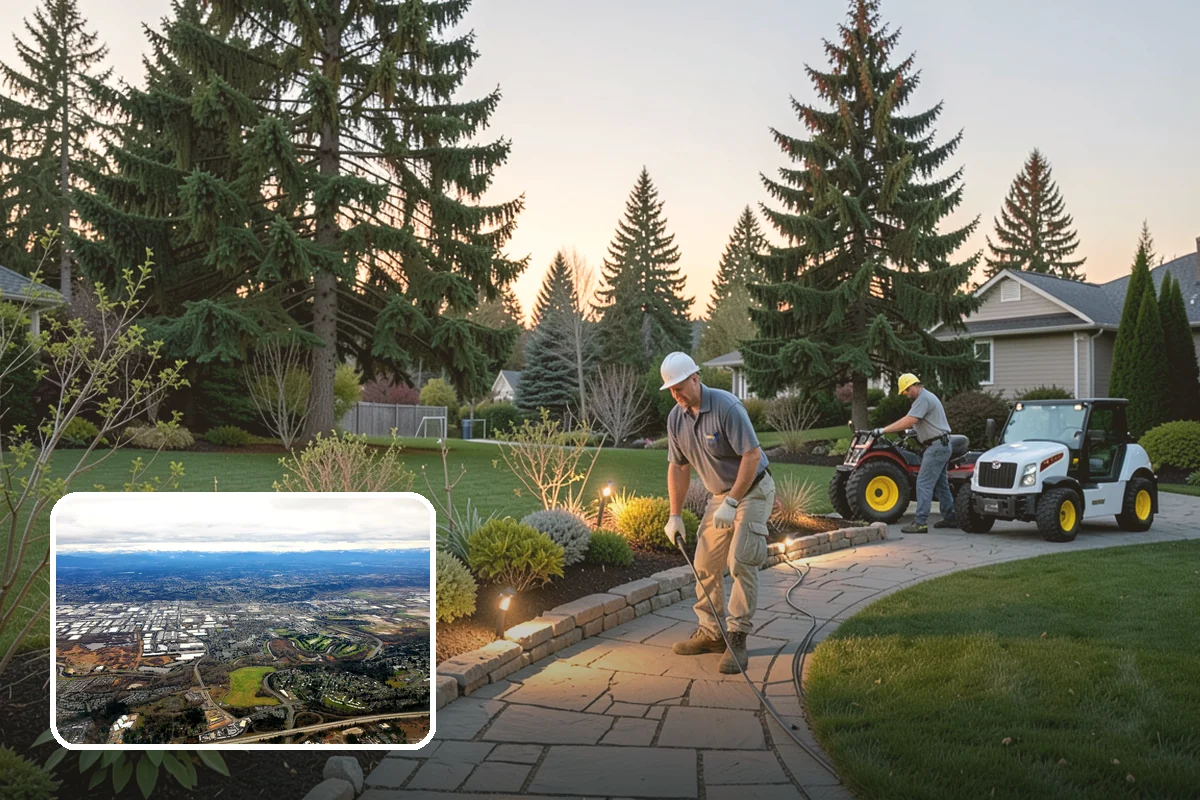 Privacy Hedge Planting in Kent, King County, WA - Year-round privacy from a dense evergreen screen