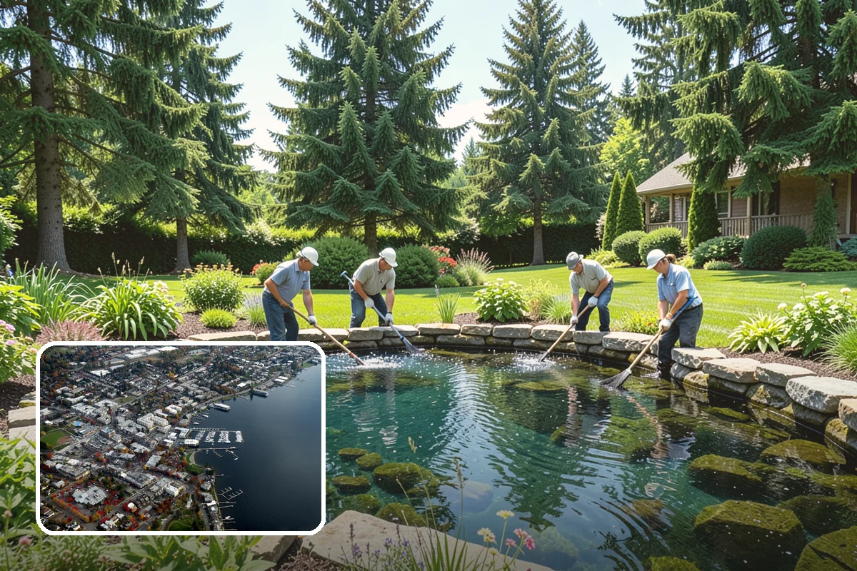 Privacy Hedge Planting in Kirkland, King County, WA - Year-round privacy from a dense evergreen screen