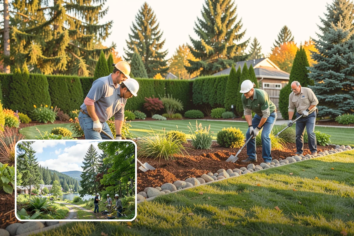 Privacy Hedge Planting in Lake Forest Park, King County, WA - Year-round privacy from a dense evergreen screen