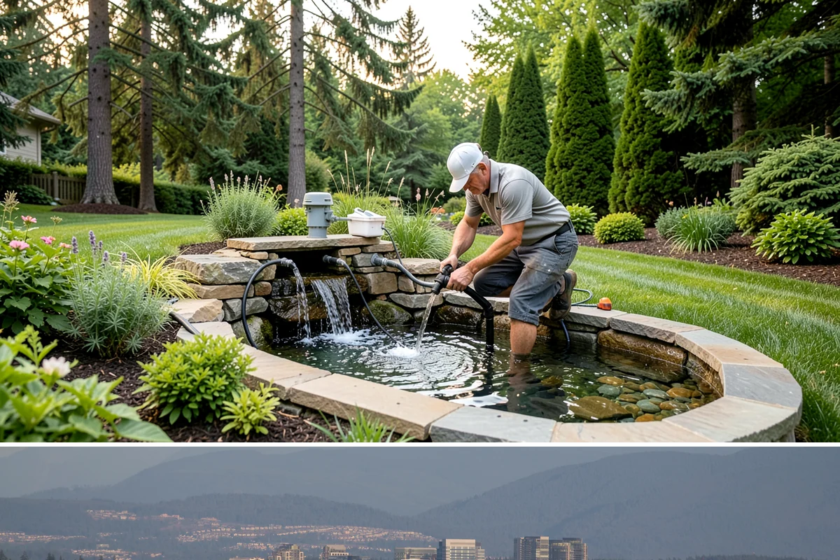 Privacy Hedge Planting in Medina, King County, WA - Plant hedges in fall or early spring so roots establish during the rainy months before summer heat stresses the young plants.