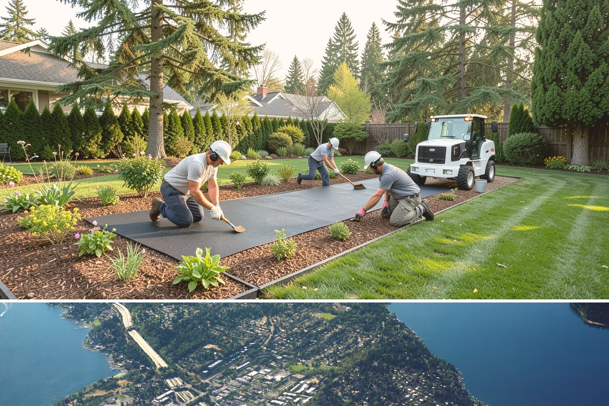 Privacy Hedge Planting in Mercer Island, King County, WA - Plant hedges in fall or early spring so roots establish during the rainy months before summer heat stresses the young plants.
