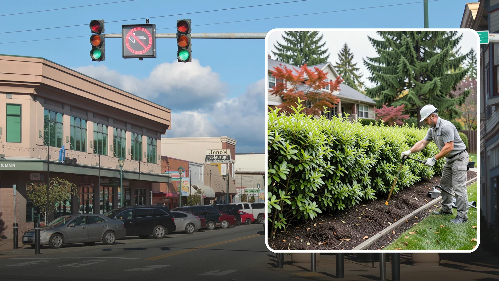 Privacy Hedge Planting in Monroe, Snohomish County, WA - We plant living privacy hedges that create a lush green screen well suited to Northwest yards.
