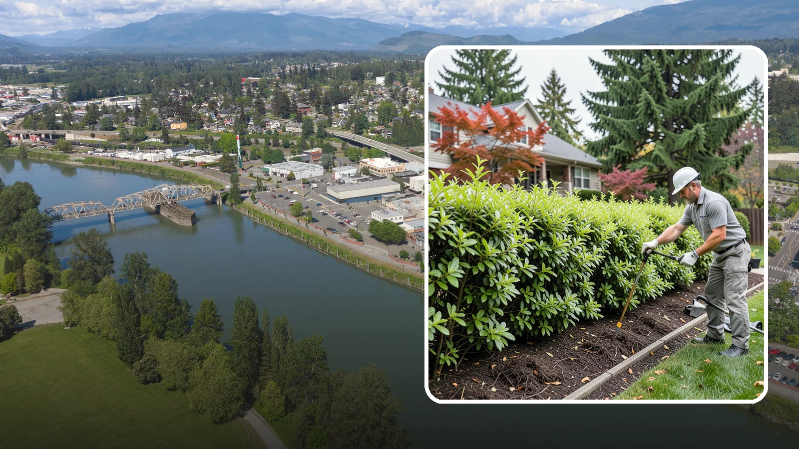 Privacy Hedge Planting in Mount Vernon, Skagit County, WA - We plant living privacy hedges that create a lush green screen well suited to Northwest yards.