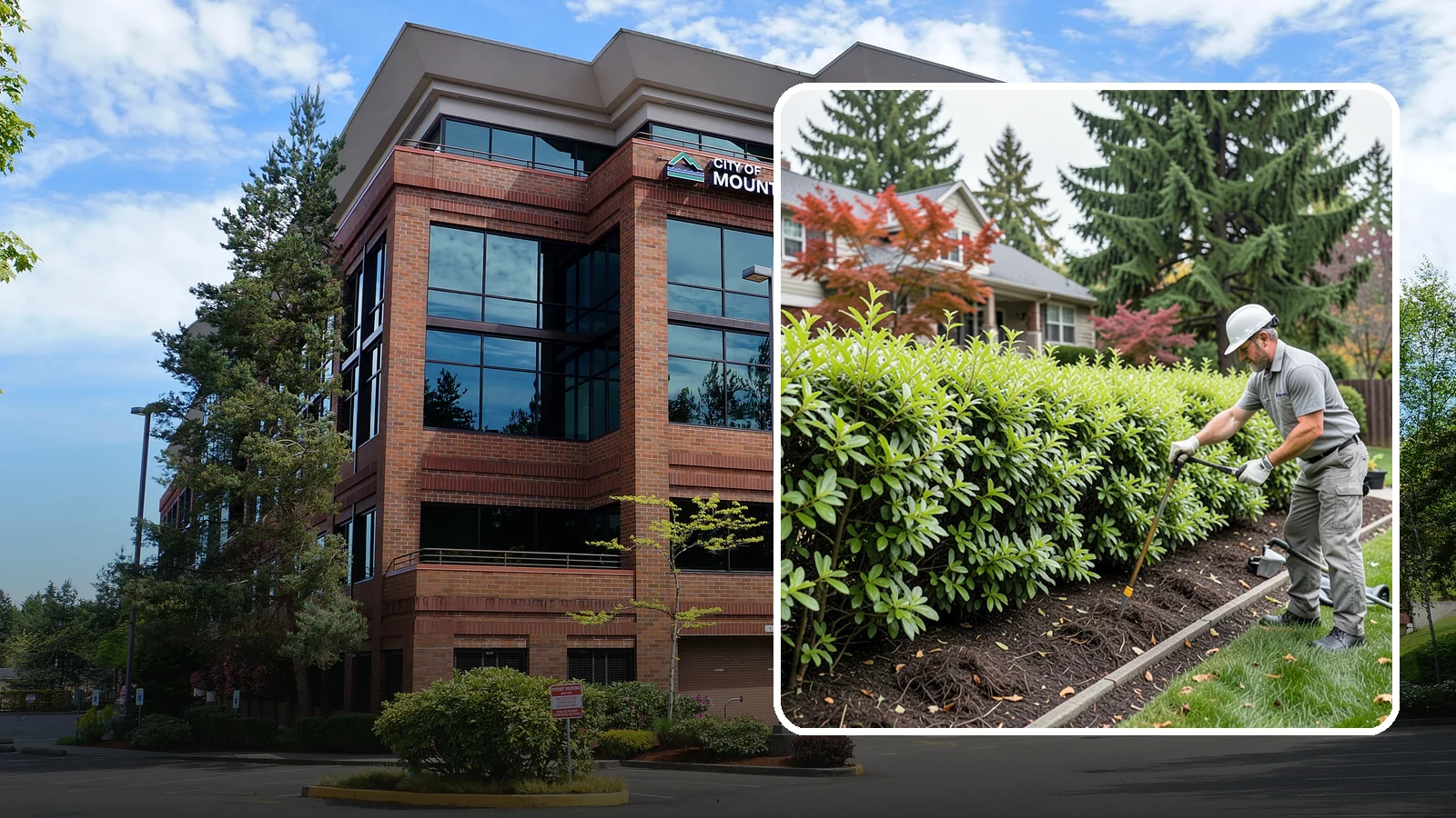 Privacy Hedge Planting in Mountlake Terrace, Snohomish County, WA - We plant living privacy hedges that create a lush green screen well suited to Northwest yards.