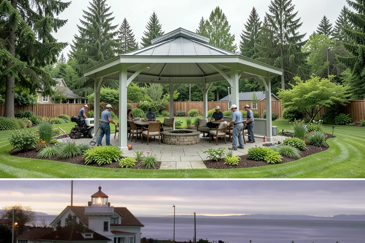 Privacy Hedge Planting in Mukilteo, Snohomish County, WA - Plant hedges in fall or early spring so roots establish during the rainy months before summer heat stresses the young plants.