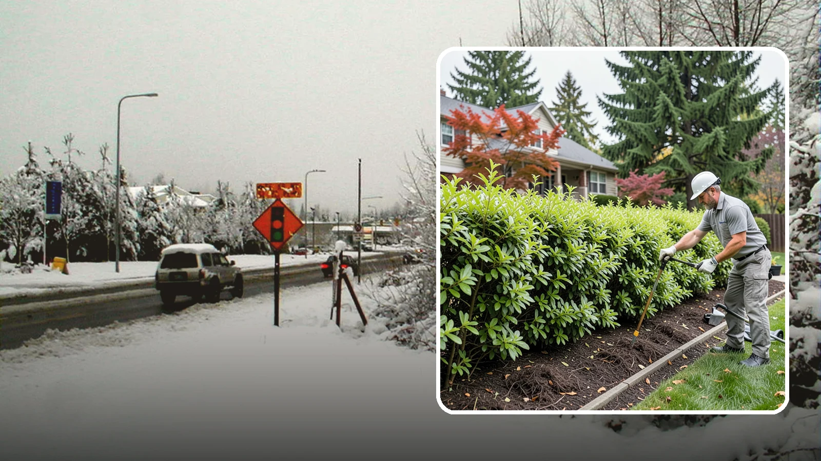 Privacy Hedge Planting in Newcastle, King County, WA - We plant living privacy hedges that create a lush green screen well suited to Northwest yards.