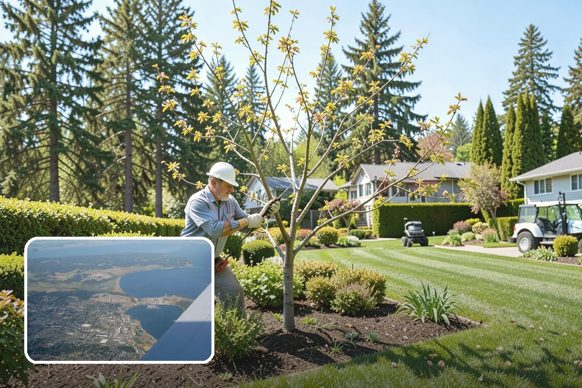 Privacy Hedge Planting in Oak Harbor, Island County, WA - Year-round privacy from a dense evergreen screen