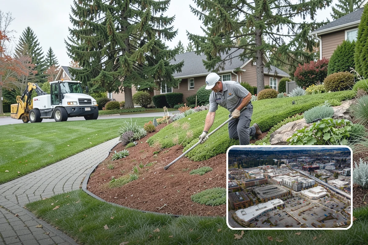 Privacy Hedge Planting in Redmond, King County, WA - Year-round privacy from a dense evergreen screen