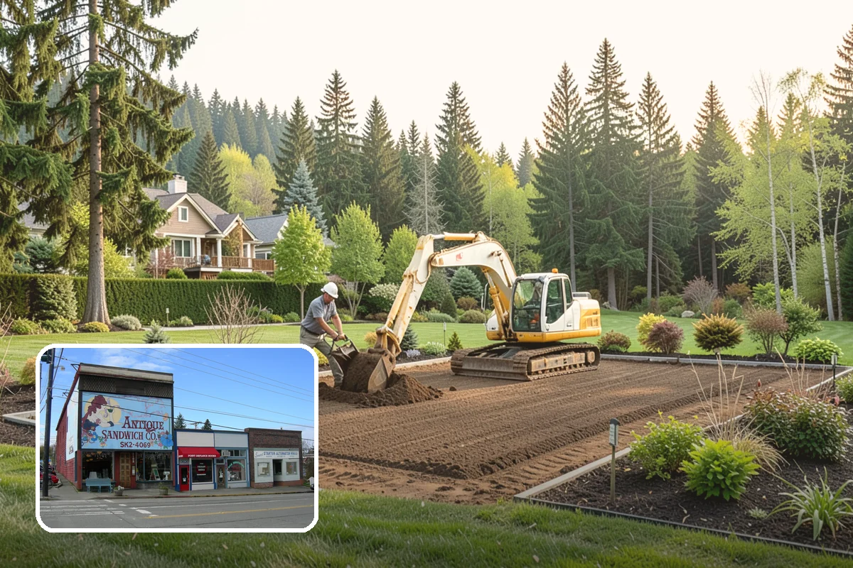 Privacy Hedge Planting in Ruston, Pierce County, WA - Year-round privacy from a dense evergreen screen