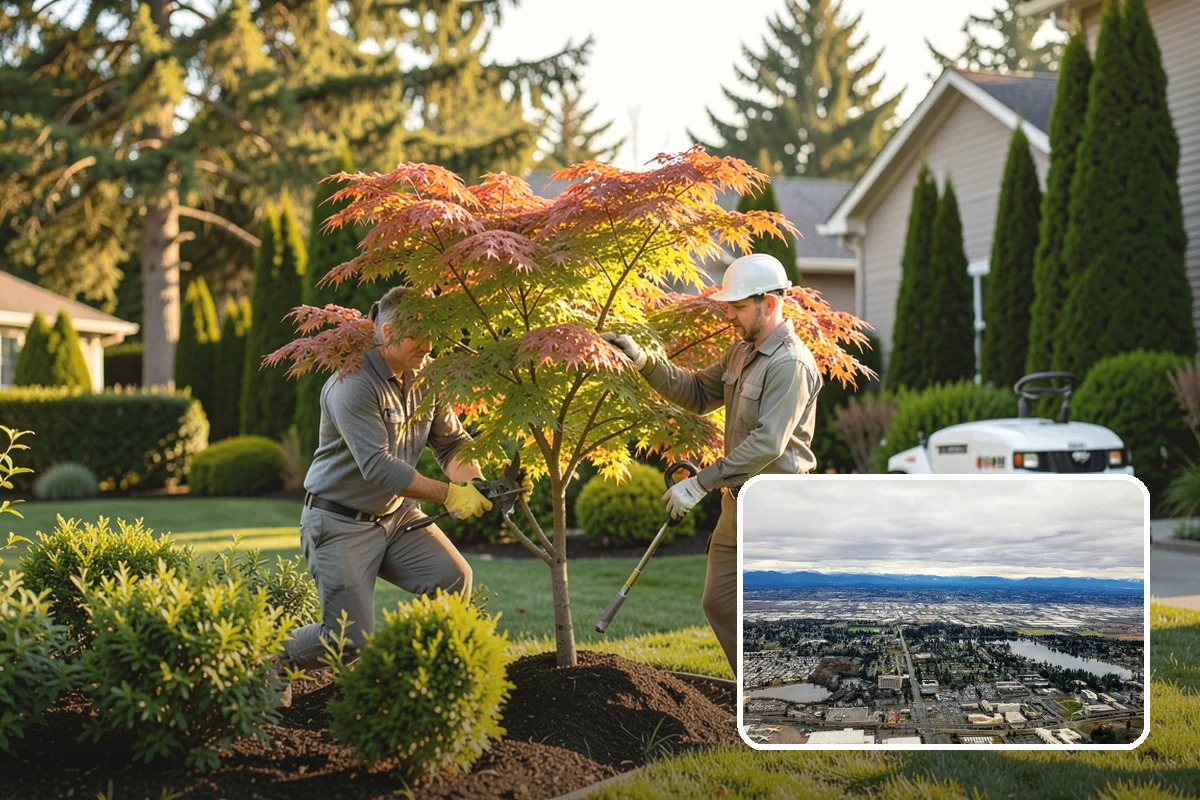 Privacy Hedge Planting in SeaTac, King County, WA - Year-round privacy from a dense evergreen screen