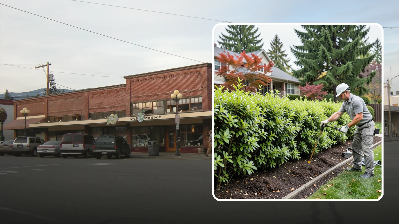 Privacy Hedge Planting in Sedro-Woolley, Skagit County, WA - We plant living privacy hedges that create a lush green screen well suited to Northwest yards.
