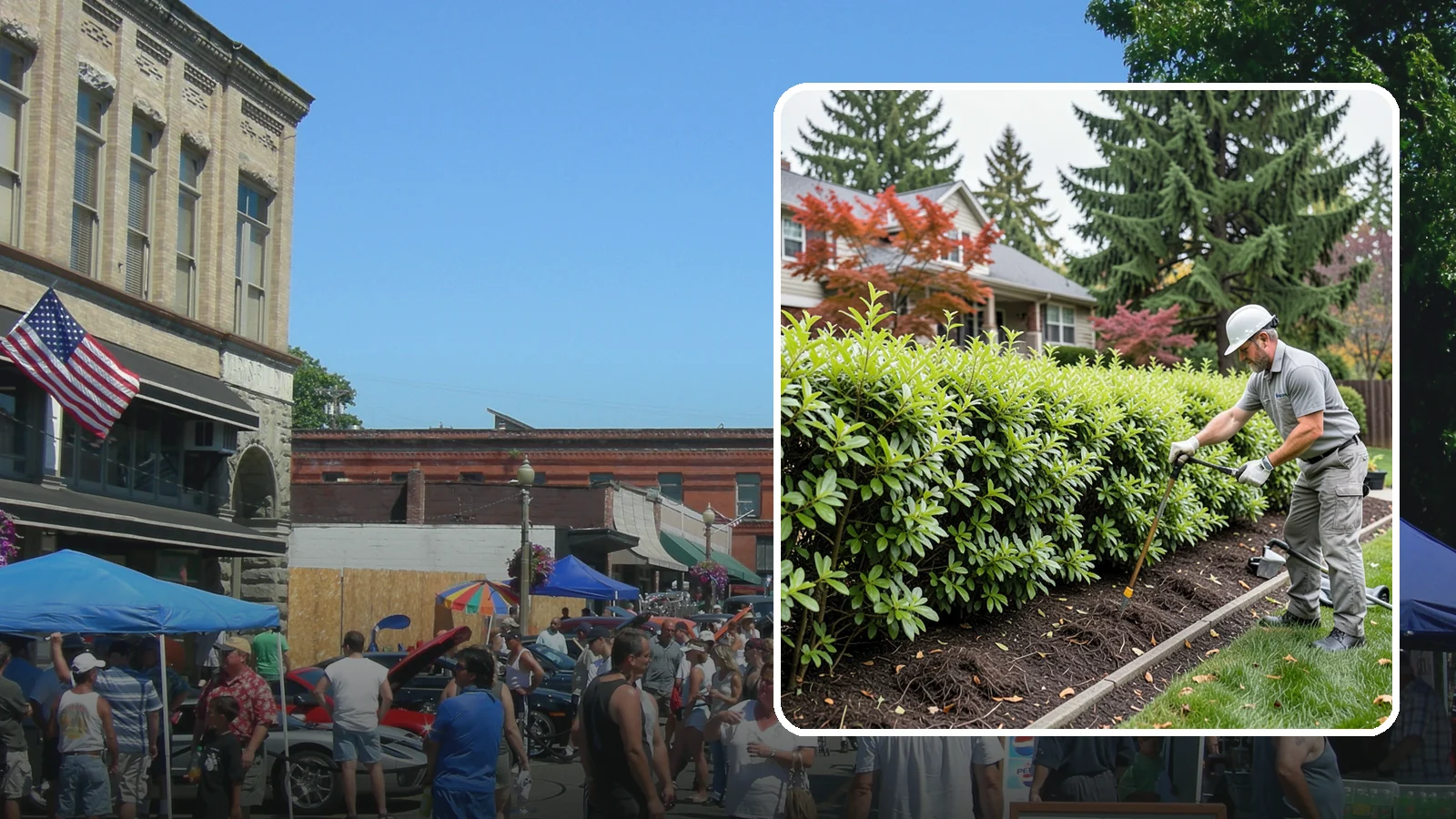 Privacy Hedge Planting in Snohomish, Snohomish County, WA - We plant living privacy hedges that create a lush green screen well suited to Northwest yards.