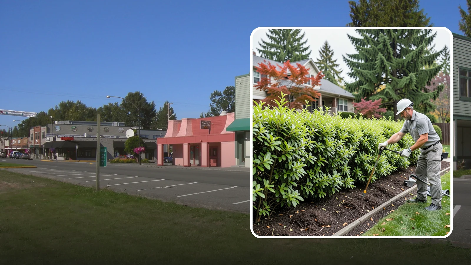 Privacy Hedge Planting in Snoqualmie, King County, WA - We plant living privacy hedges that create a lush green screen well suited to Northwest yards.
