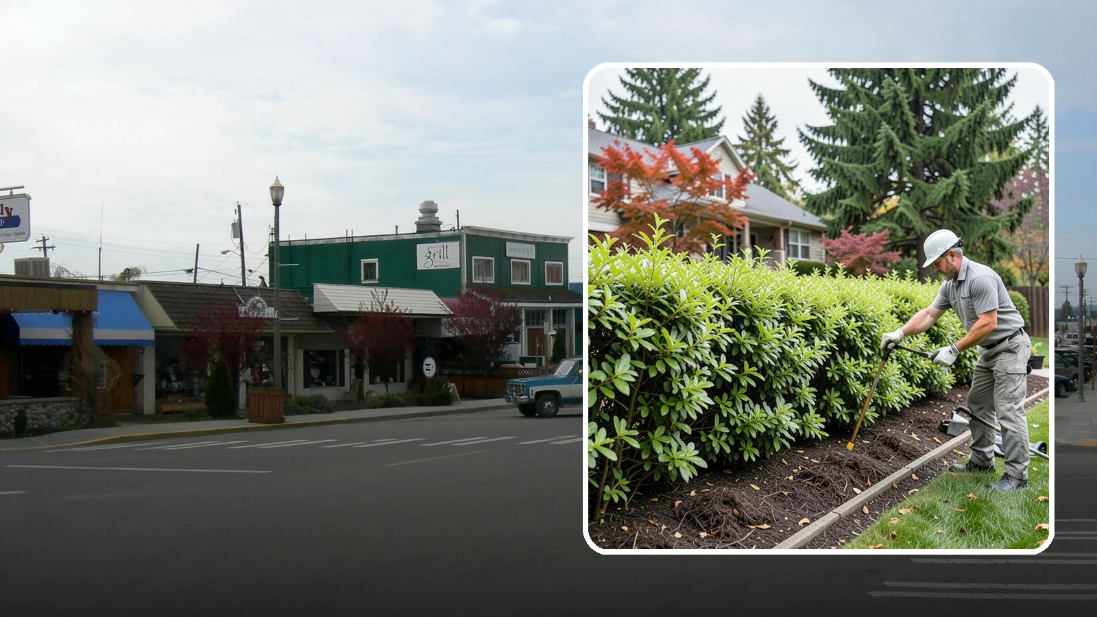 Privacy Hedge Planting in Stanwood, Snohomish County, WA - We plant living privacy hedges that create a lush green screen well suited to Northwest yards.