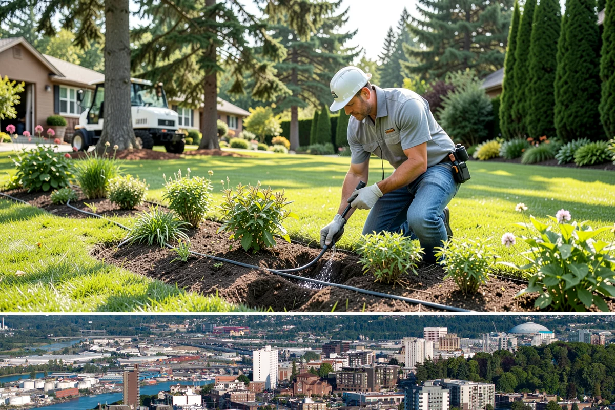 Privacy Hedge Planting in Tacoma, Pierce County, WA - Plant hedges in fall or early spring so roots establish during the rainy months before summer heat stresses the young plants.