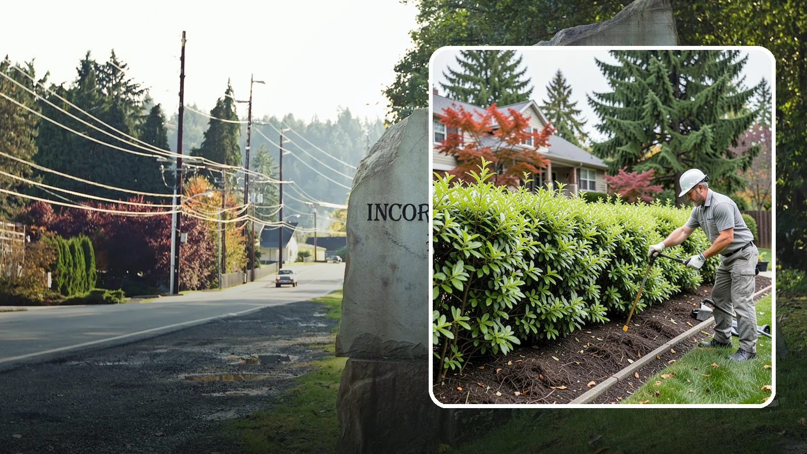 Privacy Hedge Planting in Wilkeson, Pierce County, WA - We plant living privacy hedges that create a lush green screen well suited to Northwest yards.