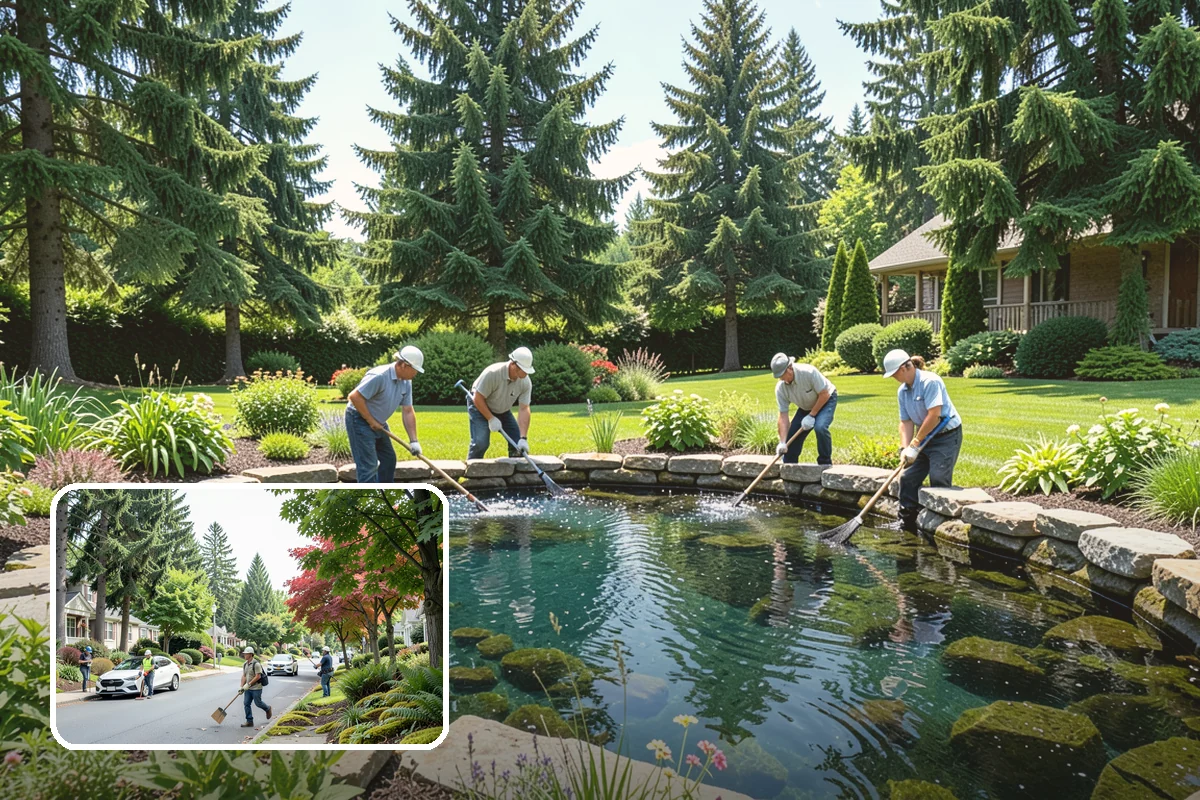 Privet Hedge Trimming in Beaux Arts Village, King County, WA - Delivers crisp, formal geometric lines