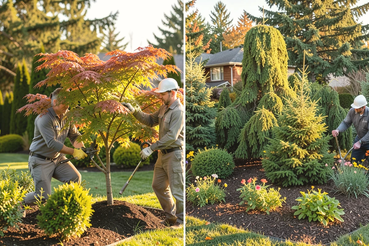 Privet Hedge Trimming in Black Diamond, King County, WA - Set string lines or reference the existing formal shape