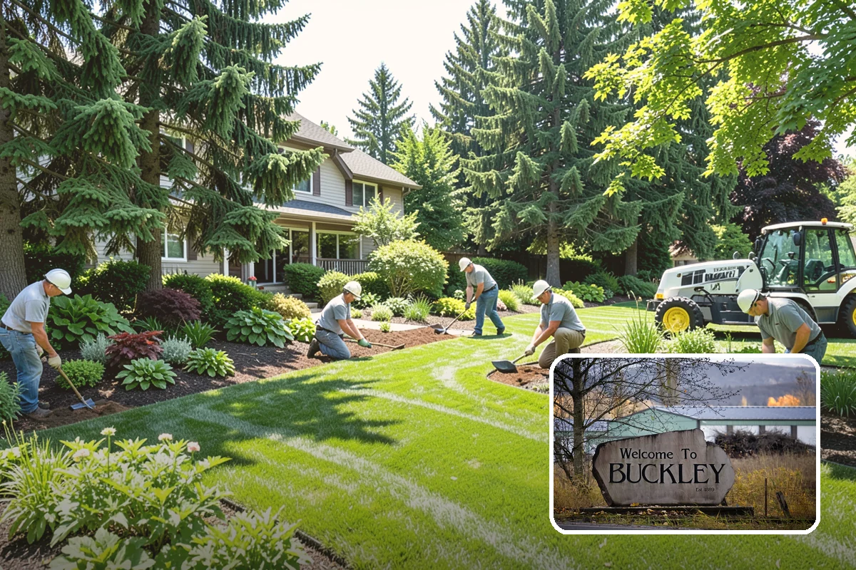 Privet Hedge Trimming in Buckley, Pierce County, WA - Delivers crisp, formal geometric lines