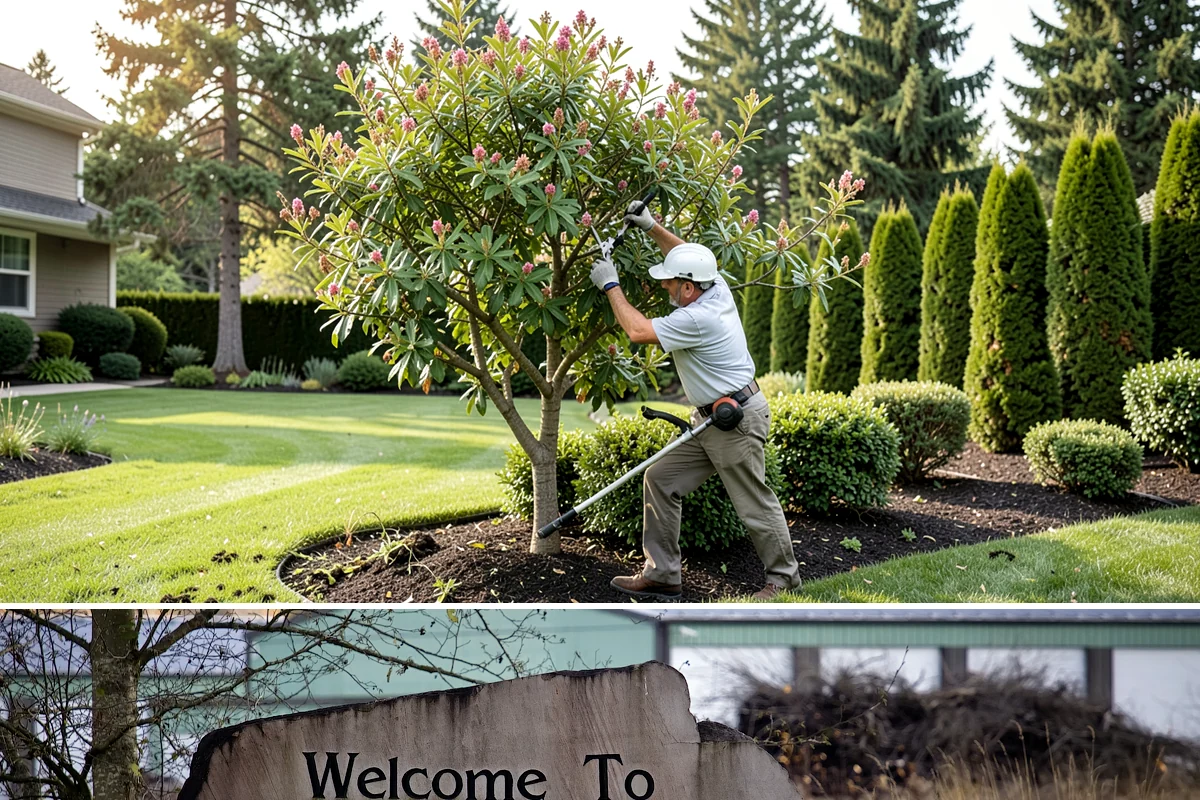 Privet Hedge Trimming in Buckley, Pierce County, WA - Shear in late spring, mid-summer, and early fall to hold crisp lines through the growing season.