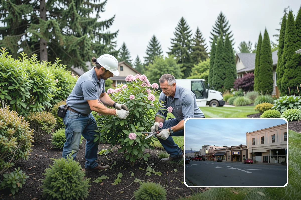 Privet Hedge Trimming in Burlington, Skagit County, WA - Delivers crisp, formal geometric lines
