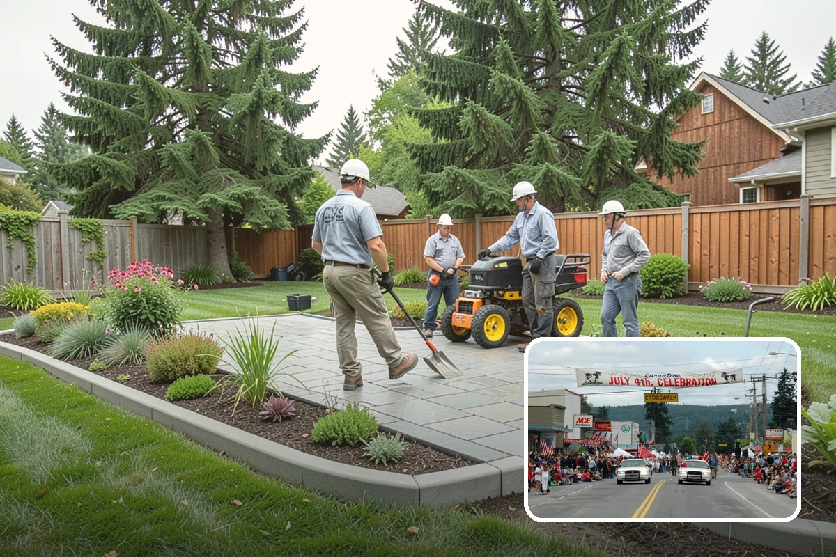 Privet Hedge Trimming in Carnation, King County, WA - Delivers crisp, formal geometric lines