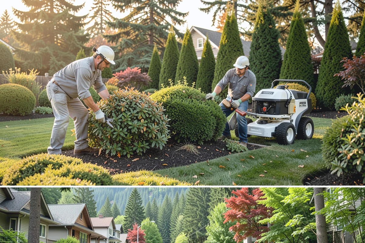 Privet Hedge Trimming in Darrington, Snohomish County, WA - Shear in late spring, mid-summer, and early fall to hold crisp lines through the growing season.