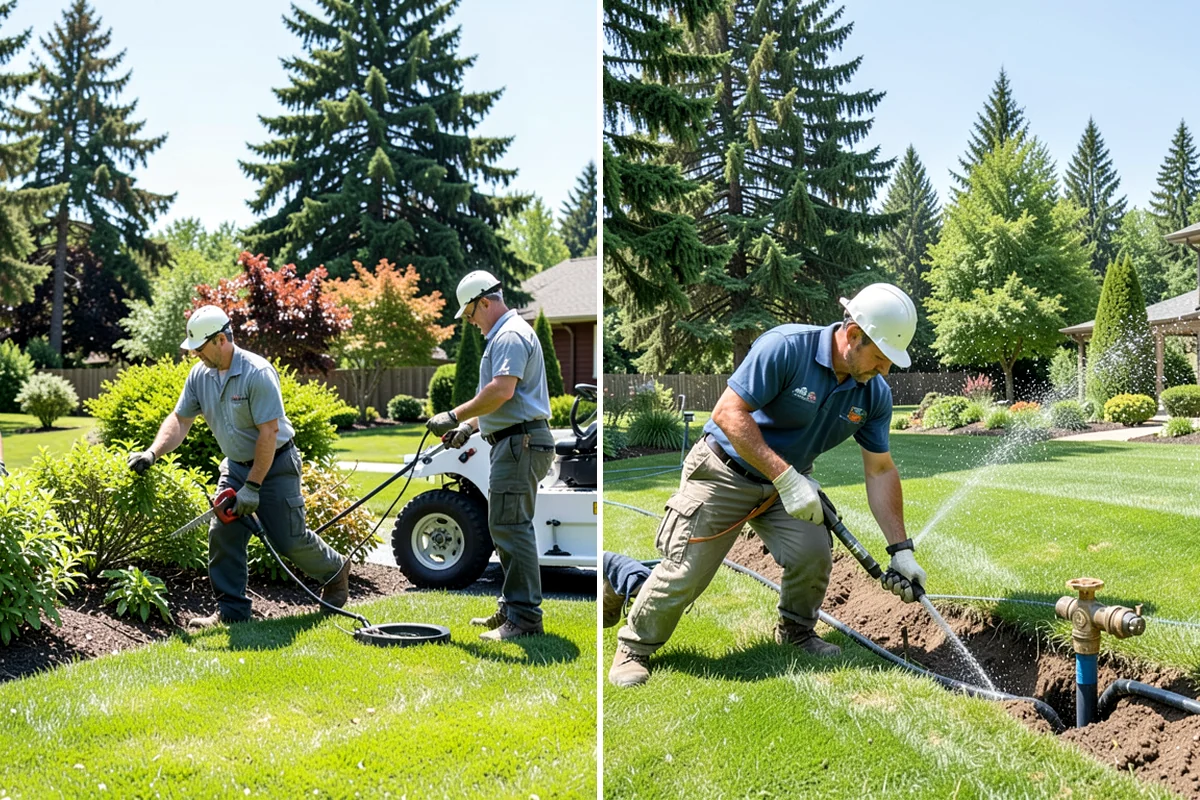 Privet Hedge Trimming in DuPont, Pierce County, WA - Set string lines or reference the existing formal shape