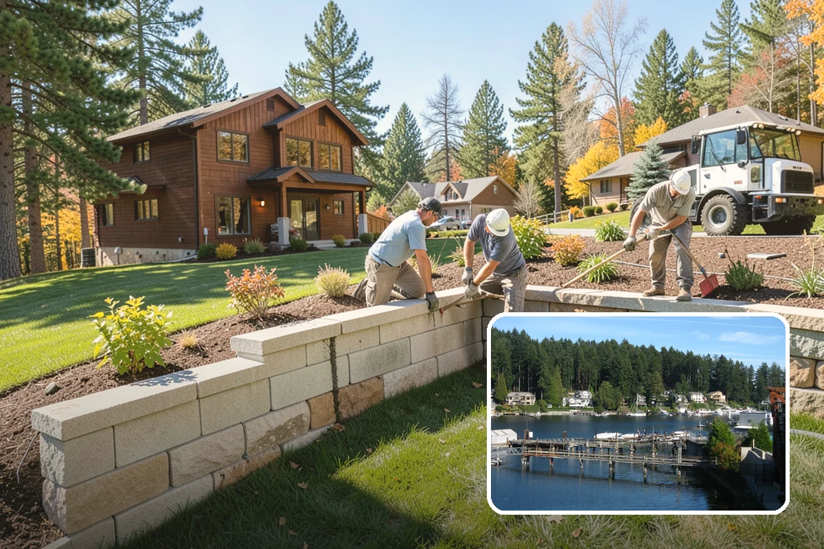 Privet Hedge Trimming in Gig Harbor, Pierce County, WA - Delivers crisp, formal geometric lines