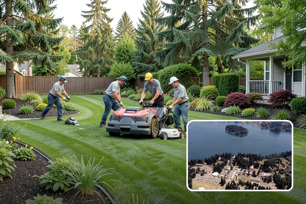 Privet Hedge Trimming in Lakewood, Pierce County, WA - Delivers crisp, formal geometric lines