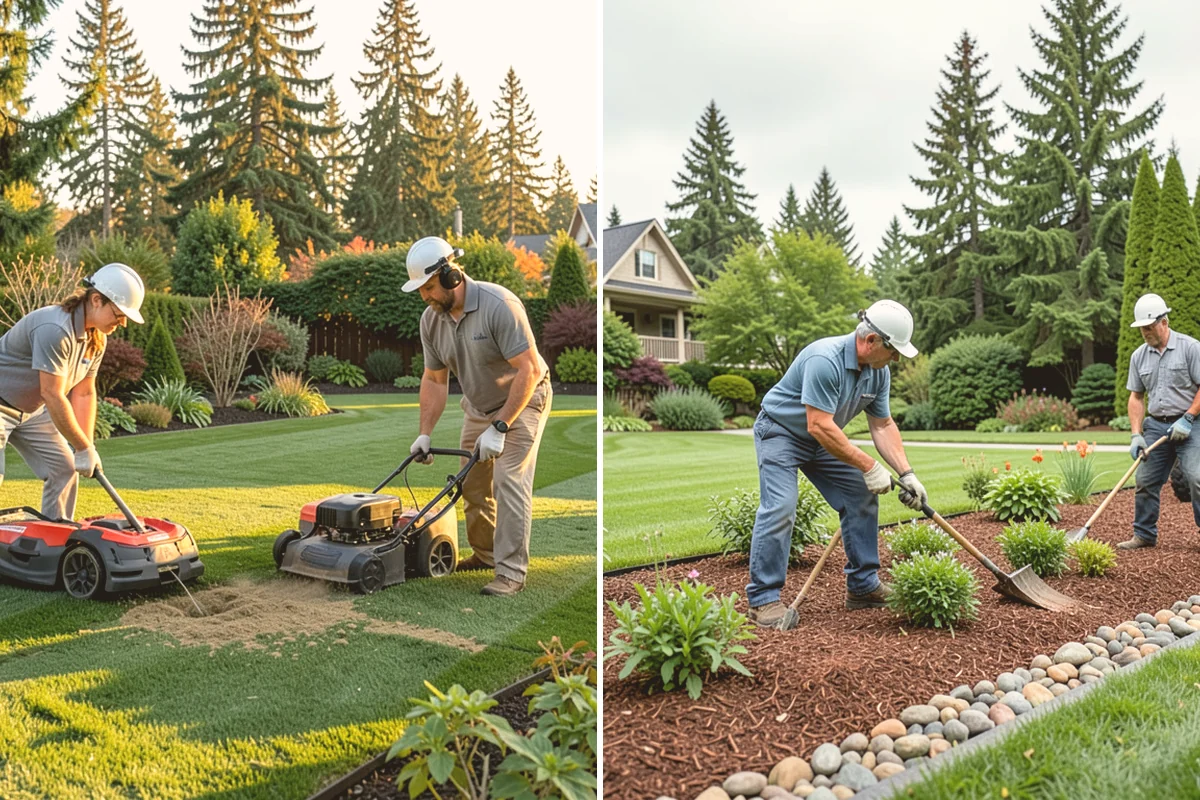 Privet Hedge Trimming in Lynnwood, Snohomish County, WA - Set string lines or reference the existing formal shape