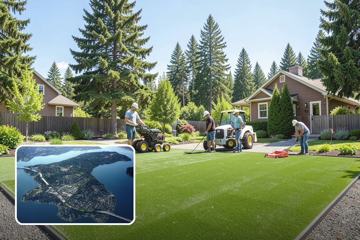 Privet Hedge Trimming in Mercer Island, King County, WA - Delivers crisp, formal geometric lines