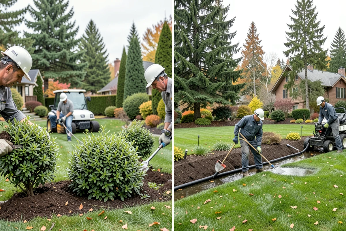 Privet Hedge Trimming in Normandy Park, King County, WA - Set string lines or reference the existing formal shape