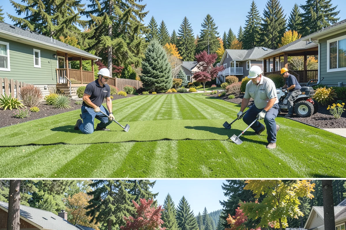 Privet Hedge Trimming in Orting, Pierce County, WA - Shear in late spring, mid-summer, and early fall to hold crisp lines through the growing season.