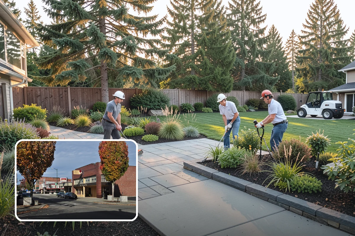 Privet Hedge Trimming in Puyallup, Pierce County, WA - Delivers crisp, formal geometric lines