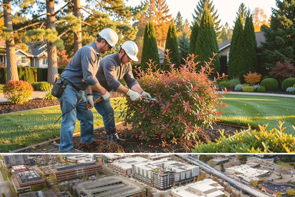 Privet Hedge Trimming in Redmond, King County, WA - Shear in late spring, mid-summer, and early fall to hold crisp lines through the growing season.