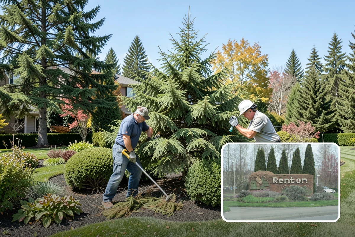 Privet Hedge Trimming in Renton, King County, WA - Delivers crisp, formal geometric lines