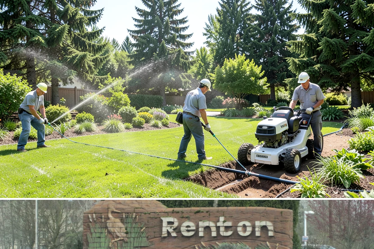 Privet Hedge Trimming in Renton, King County, WA - Shear in late spring, mid-summer, and early fall to hold crisp lines through the growing season.