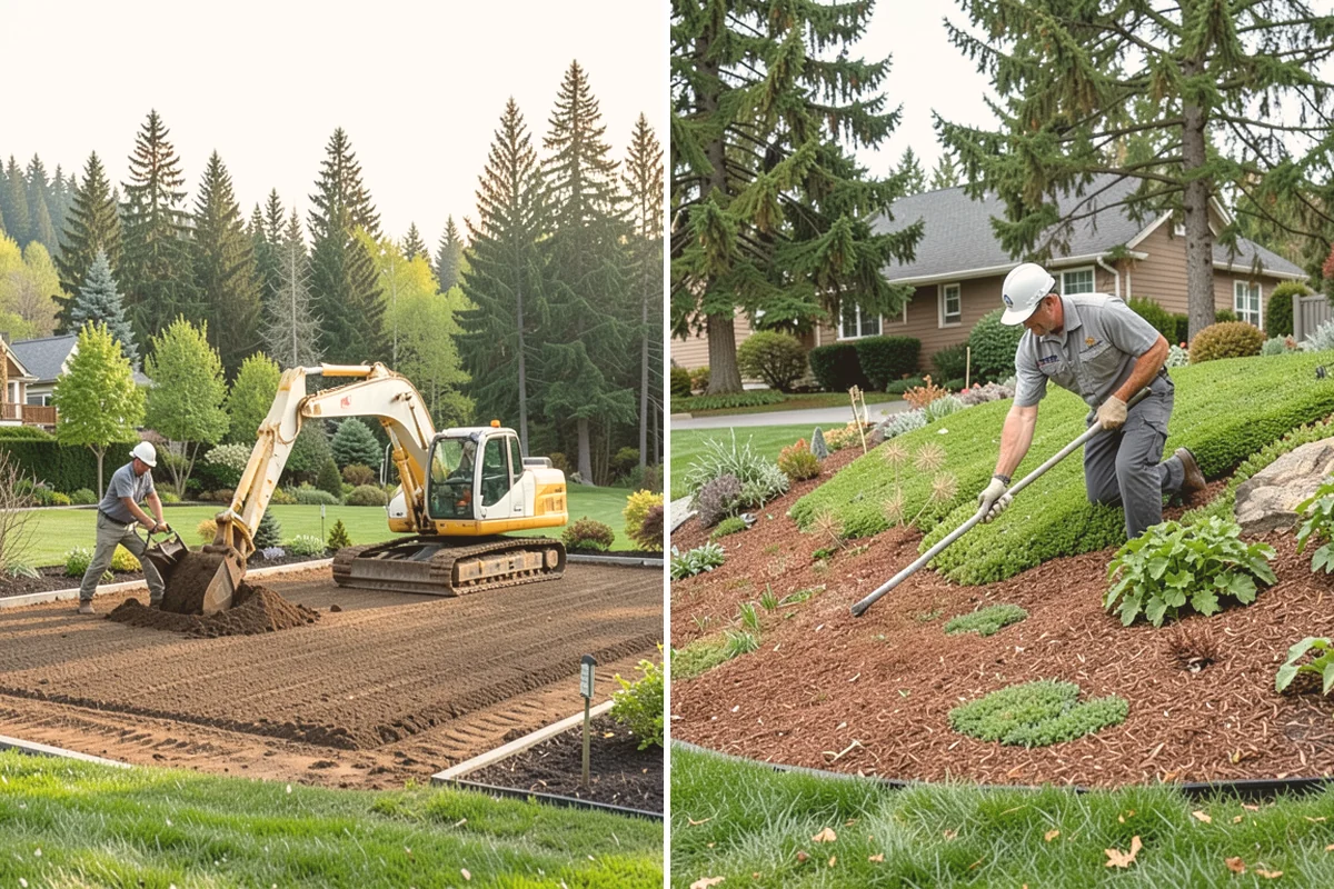 Privet Hedge Trimming in Sammamish, King County, WA - Set string lines or reference the existing formal shape