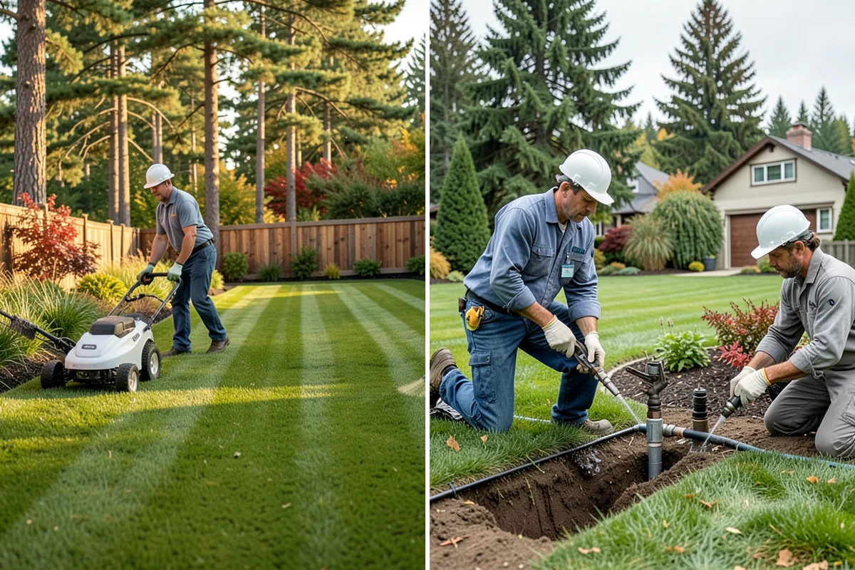 Privet Hedge Trimming in Snoqualmie, King County, WA - Set string lines or reference the existing formal shape
