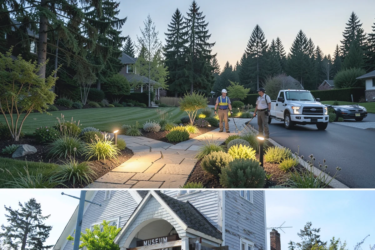 Privet Hedge Trimming in Steilacoom, Pierce County, WA - Shear in late spring, mid-summer, and early fall to hold crisp lines through the growing season.