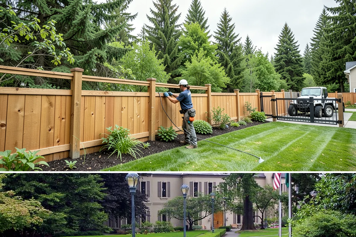 Privet Hedge Trimming in Woodinville, King County, WA - Shear in late spring, mid-summer, and early fall to hold crisp lines through the growing season.