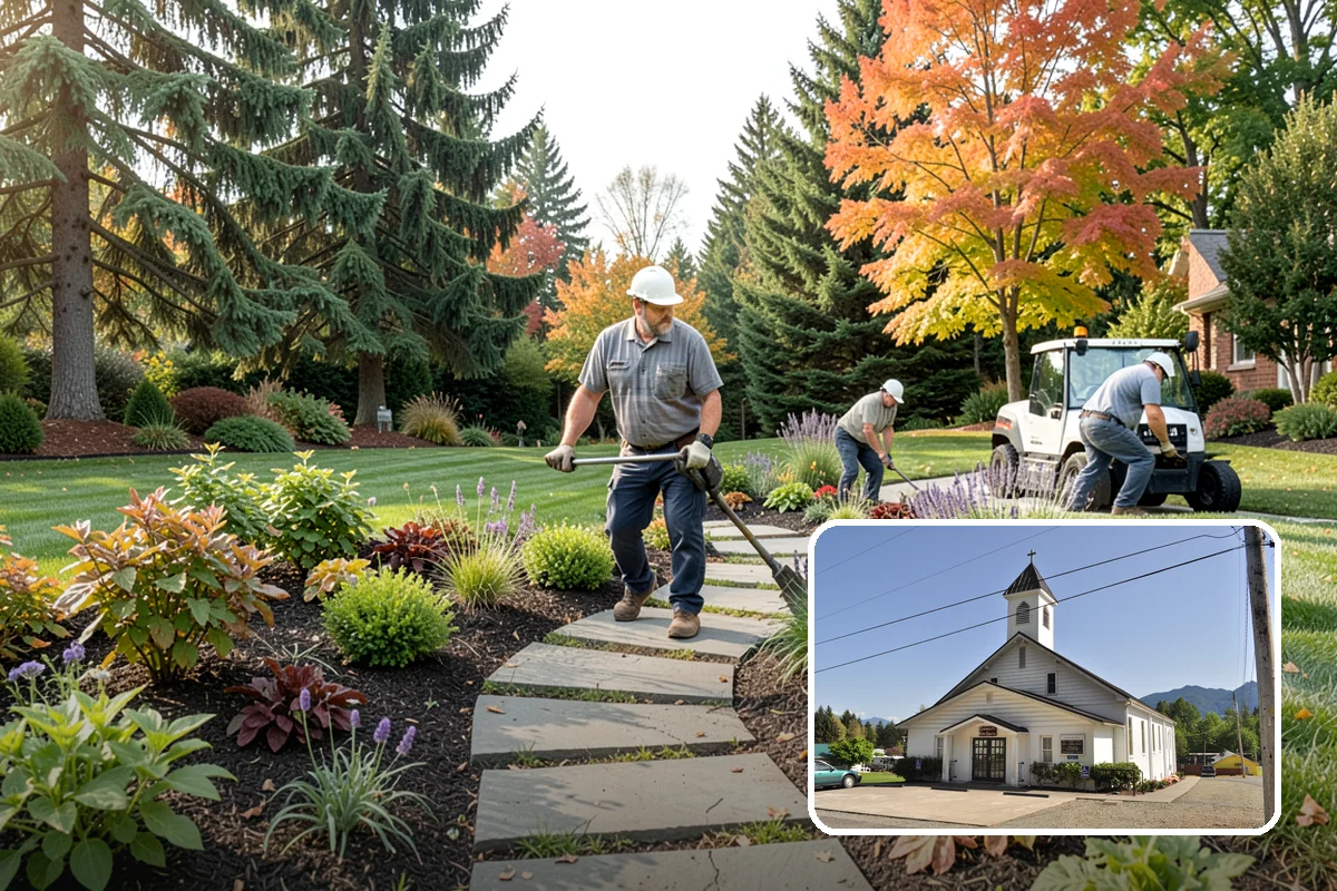 Property Beautification in Concrete, Skagit County, WA - Immediate boost in curb appeal and first impressions