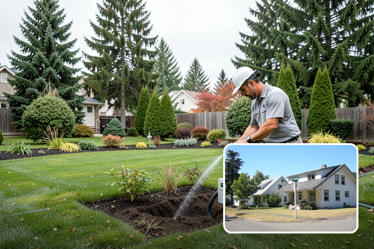 Property Beautification in DuPont, Pierce County, WA - Immediate boost in curb appeal and first impressions