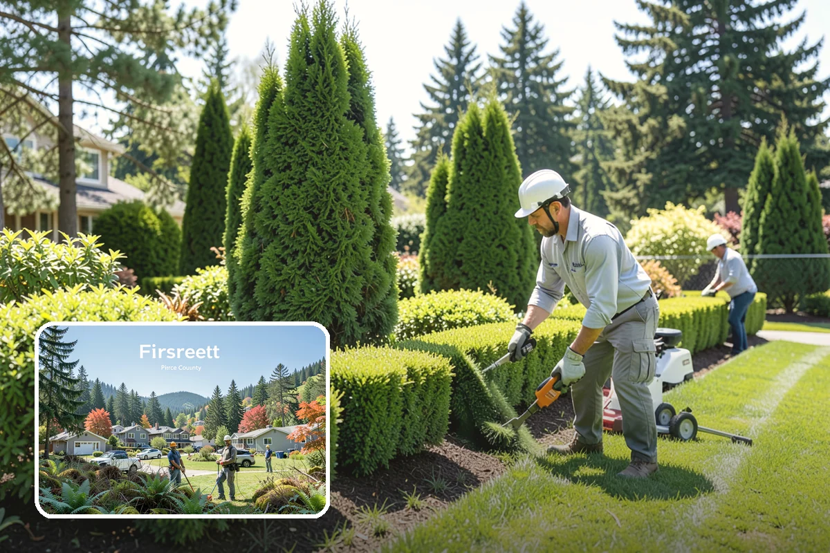 Property Beautification in Fircrest, Pierce County, WA - Immediate boost in curb appeal and first impressions