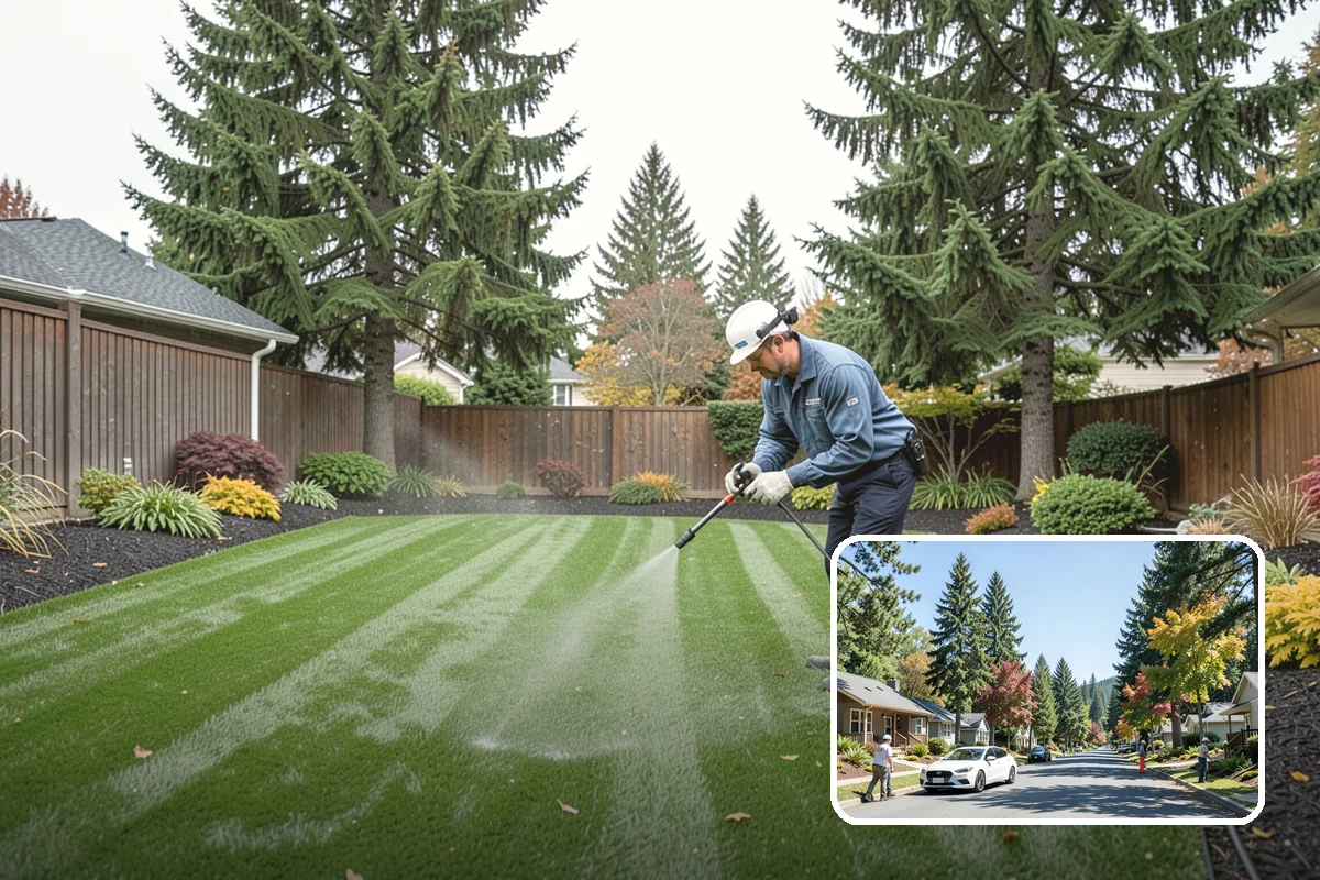 Property Beautification in Orting, Pierce County, WA - Immediate boost in curb appeal and first impressions