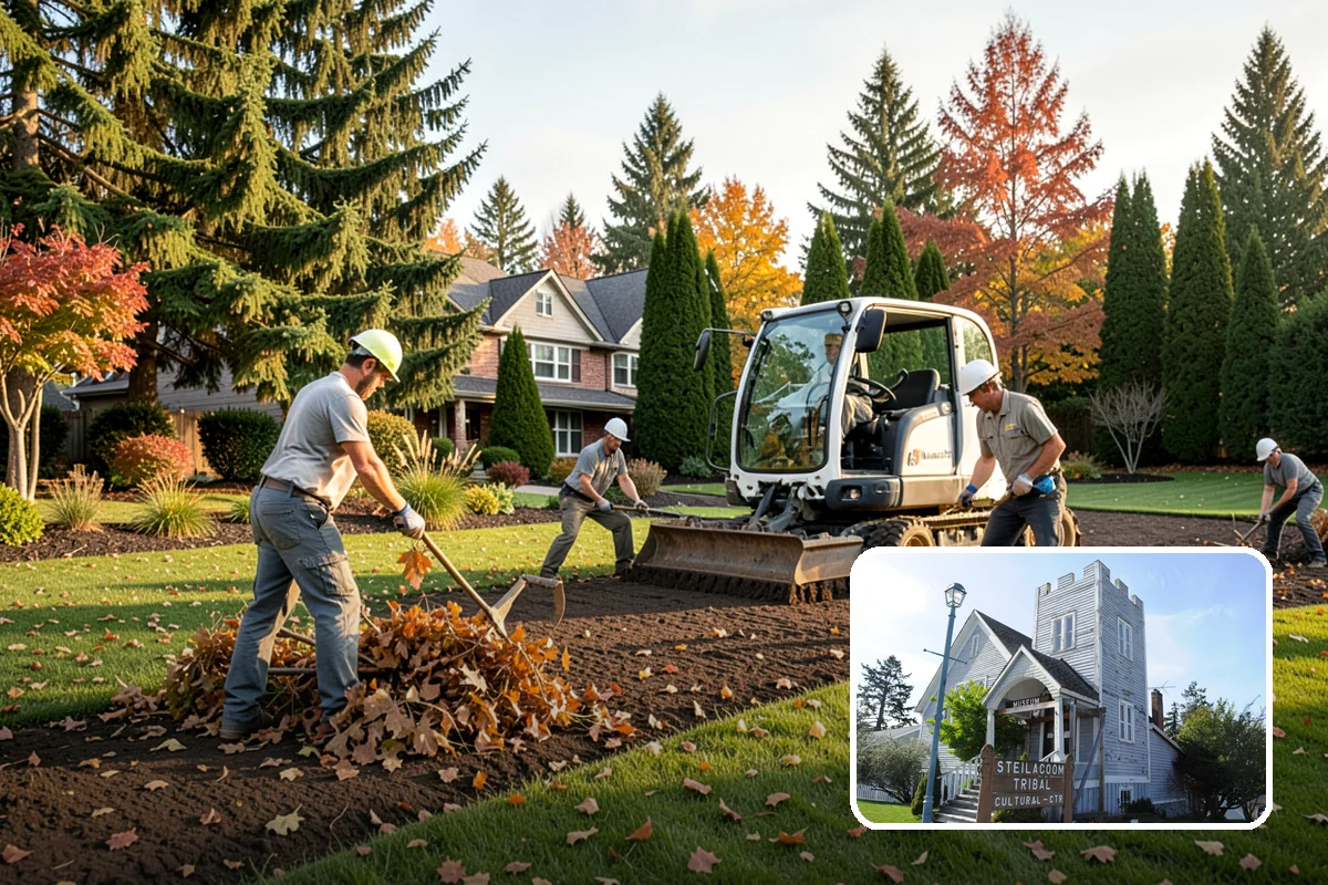 Property Beautification in Steilacoom, Pierce County, WA - Immediate boost in curb appeal and first impressions