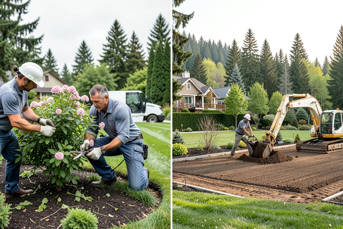 Putting Green Installation in Arlington, Snohomish County, WA - Design the green layout and contours