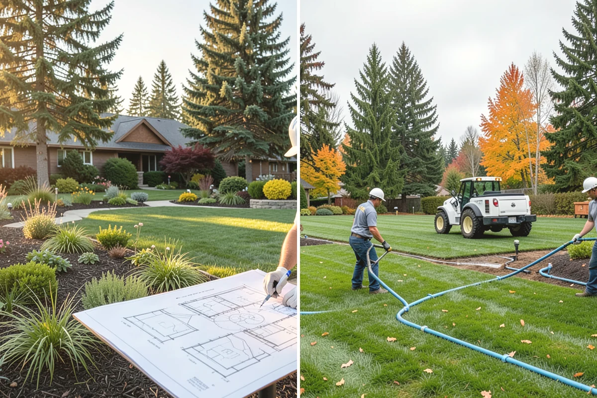 Putting Green Installation in Carbonado, Pierce County, WA - Design the green layout and contours