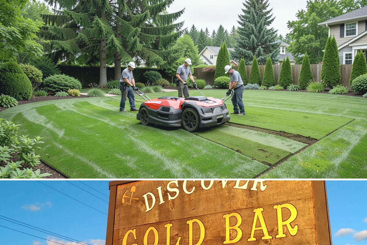 Putting Green Installation in Gold Bar, Snohomish County, WA - Can be installed year-round.